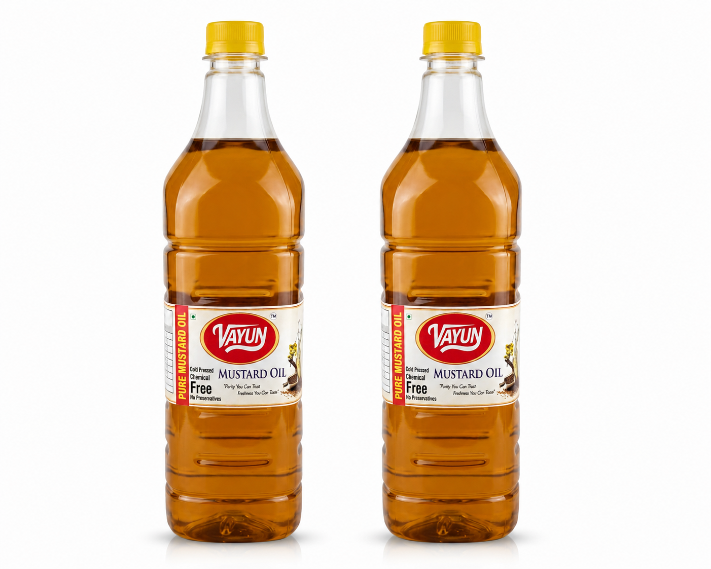 Mustard Oil | Single Cold-Pressed | 2 Litres