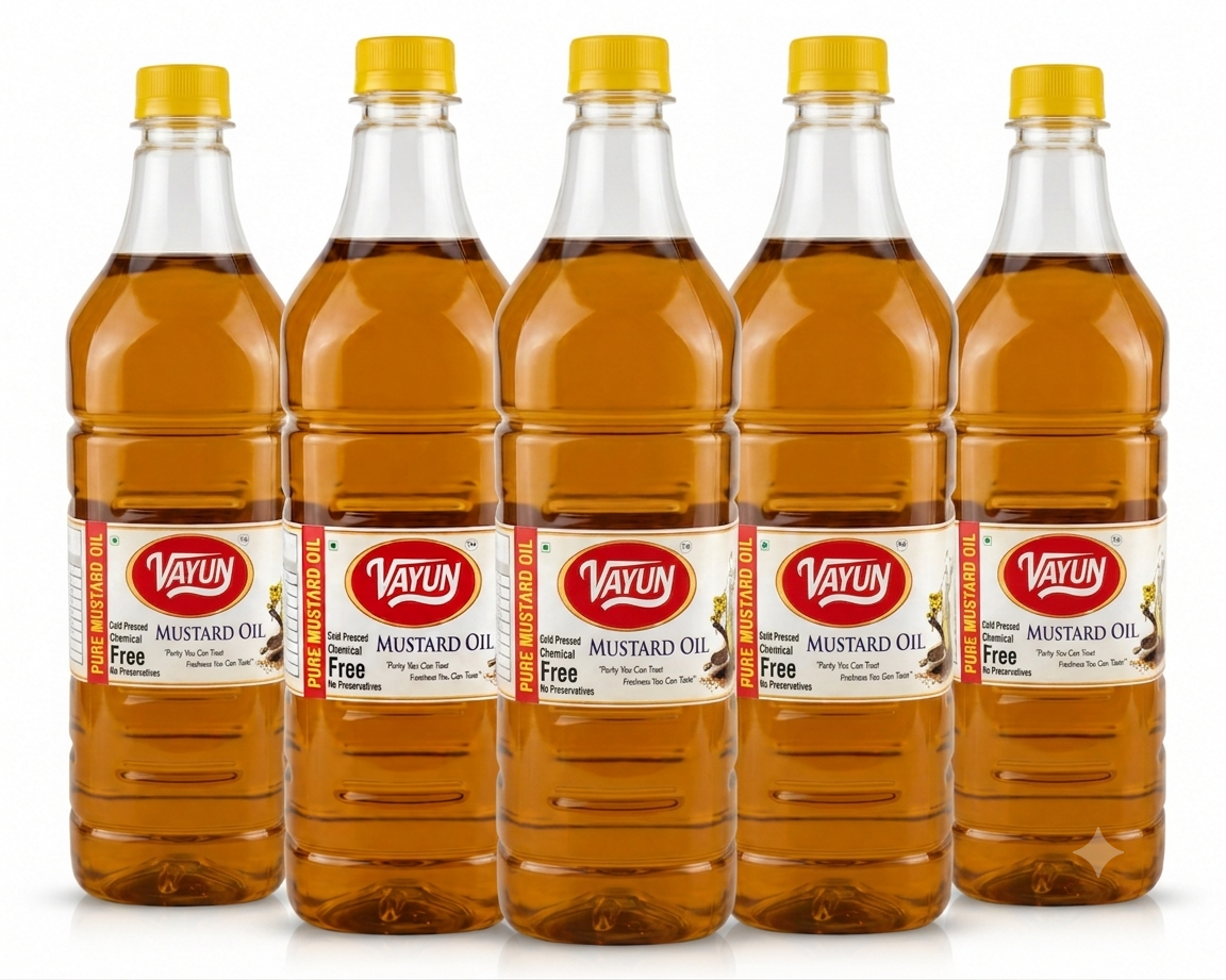 Mustard Oil | Single Cold-Pressed | 5 Litres