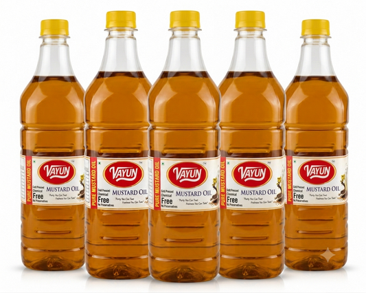 Mustard Oil | Single Cold-Pressed | 5 Litres